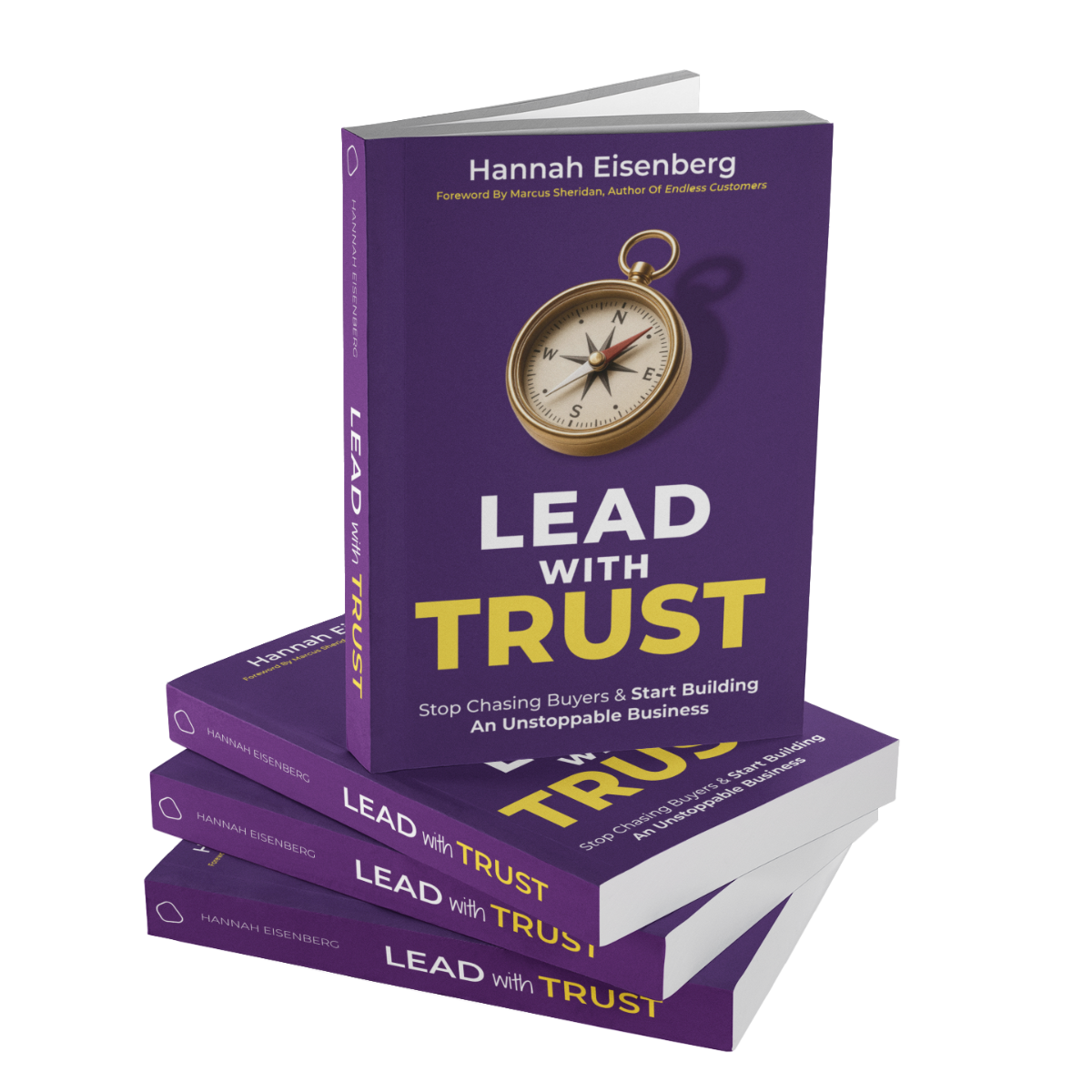 Lead With Trust Book Stack